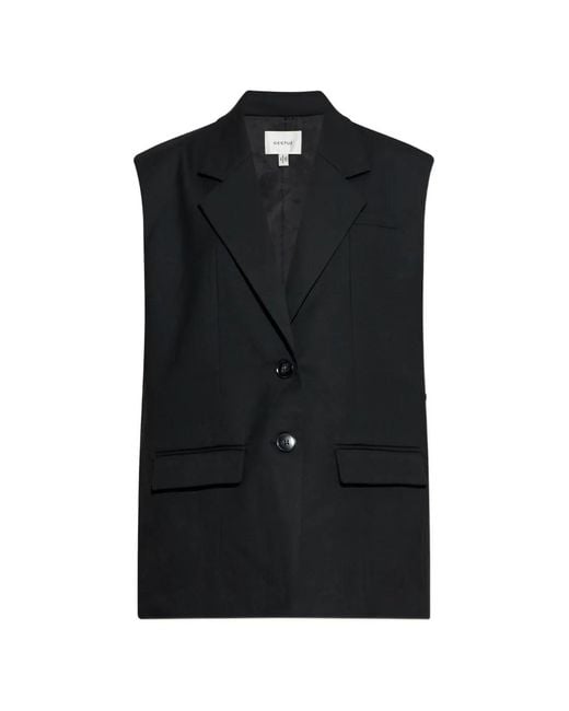 Chaqueta Con Botones Gestuz de color Black