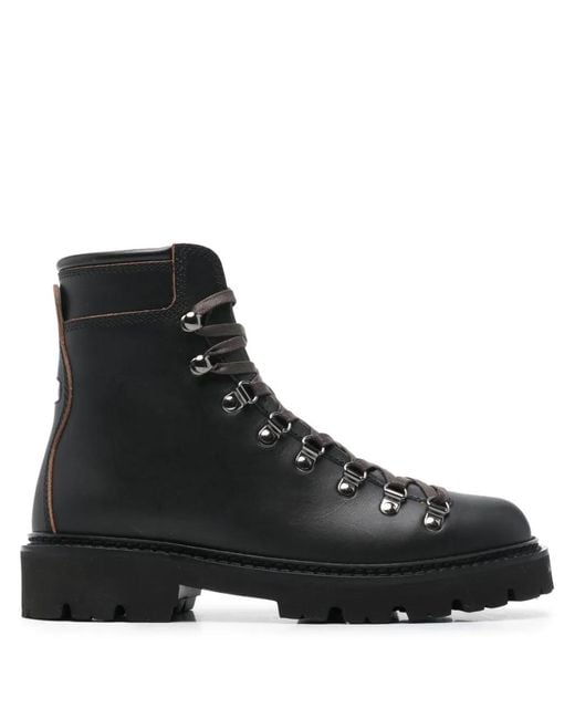 Bally Black Bottines À Semelle Crantée 35 Mm