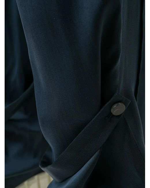 Off-White c/o Virgil Abloh Blue Elongated Straight-Leg Trousers for men