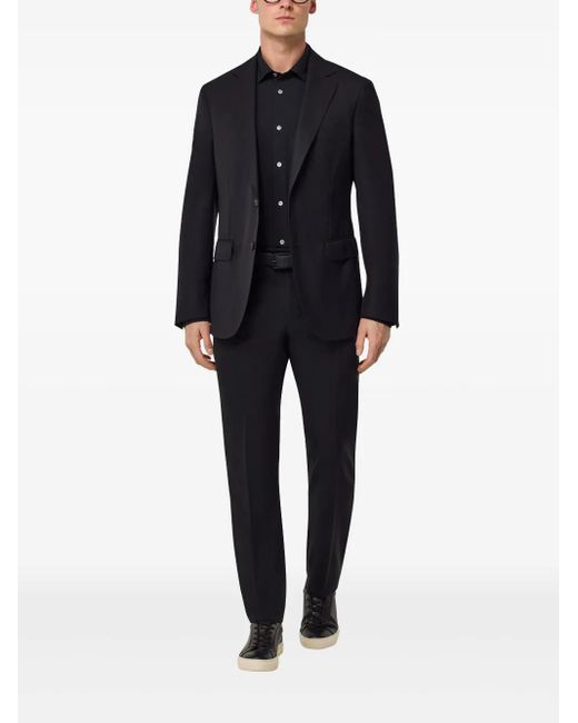 Boggi Blue Virgin Wool Blazer for men