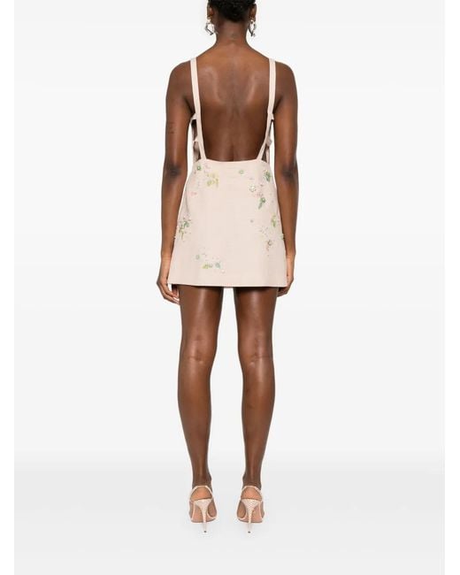 BERNADETTE Natural Kimberly Mini Dress