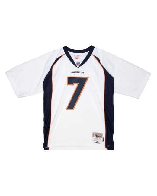Mitchell & Ness Blue 1998 John Elway Denver Broncos Legacy Jersey for men