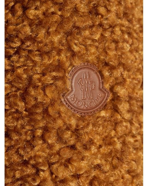 Moncler Brown Barbot Hooded-Neck Jacket