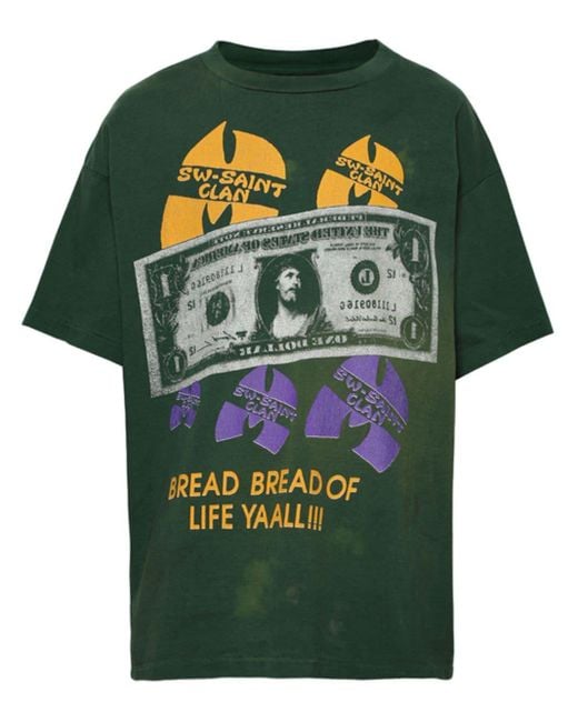 SAINT Mxxxxxx Sw-Saint Clan T-Shirt in Green for Men | Lyst