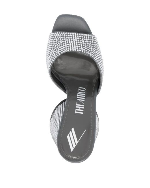 The Attico White Luz Sandals