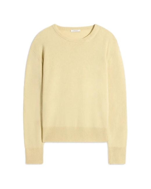Lemaire Natural Crew Neck Sweater for men