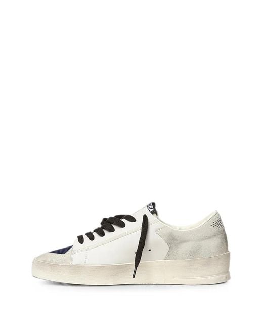Golden Goose Deluxe Brand White Stardan Star-Patch Sneakers for men