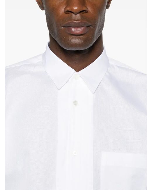Comme des Garçons White Long Sleeve Shirt for men