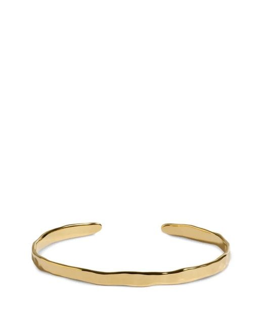 Monica Vinader Metallic Siren Muse Hammered-Effect Cuff Bracelet