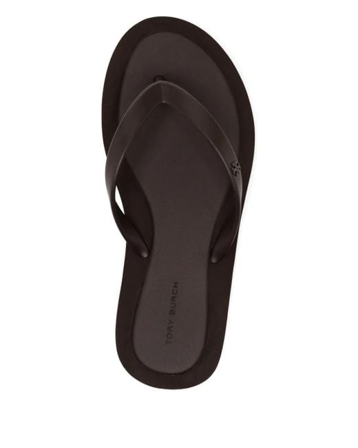 Tory Burch Black Kira Padded Flip-Flops