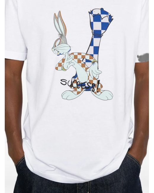 Iceberg White X Bugs Bunny Short-Sleeve T-Shirt for men