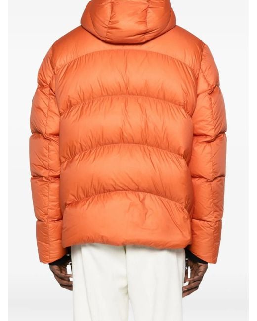 Moncler Orange Doudoune Fulcran À Capuche for men