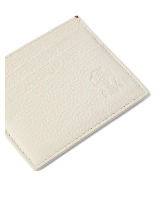 Brunello Cucinelli Natural Logo-Debossed Cardholder for men