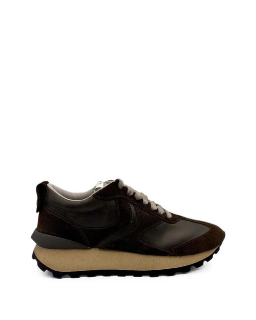 Voile Blanche Black Qwark Suede Sneakers for men