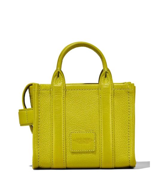 Marc Jacobs Yellow The Leather Crossbody Tote Bag