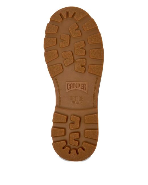 Camper Brown Brutus Lace-Up Chunky-Sole Hiking Boots for men