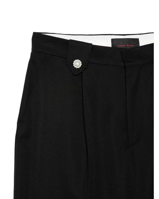 Simone Rocha Black Short Plissé for men