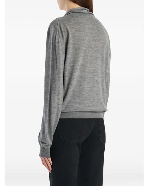 Khaite Gray Pull Annette