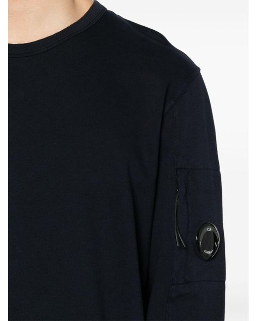 C P Company Blue Lens-detail Sweatshirt for men