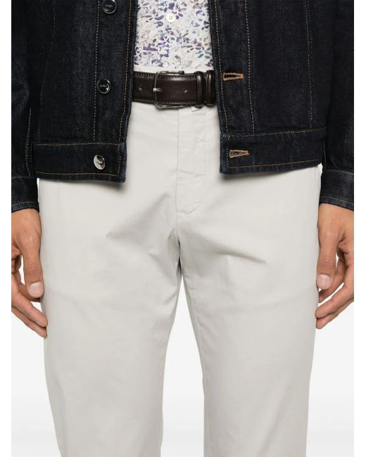 Briglia 1949 White Cotton Trousers for men