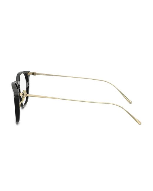 Giorgio Armani Black Titanium-Square Frames Glasses for men