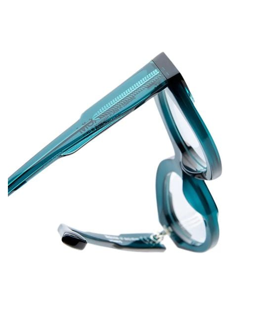 Kuboraum Blue Oval-Frame Glasses
