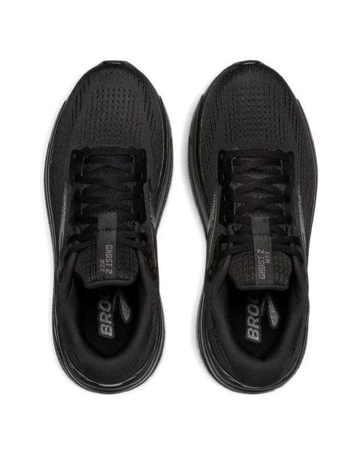 Brooks Black Ghost Max 2 Performance Sneakers