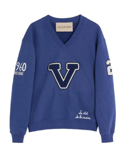Felpa di Valentino Garavani in Blue