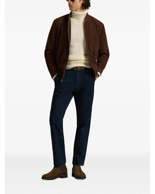Polo Ralph Lauren Blue Twill Trousers for men