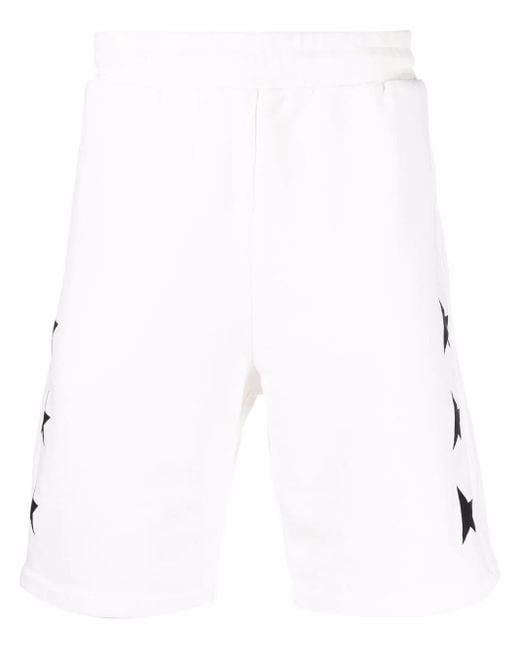 Golden Goose Deluxe Brand White Bermuda Shorts for men