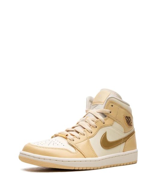 Nike Natural Air 1 Mid "Pale Vanilla Coconut Milk Sail Metallic" Sneakers