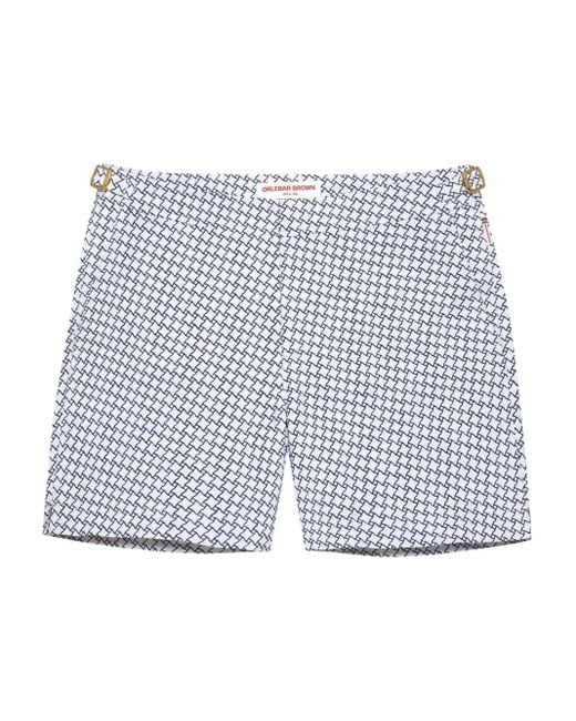Orlebar Brown Blue Bulldog Swim Shorts for men