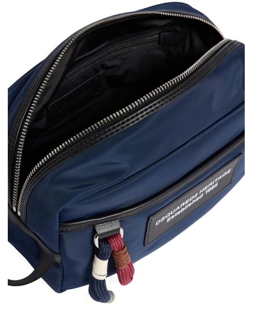 Neceser Heritage DSquared² de hombre de color Blue