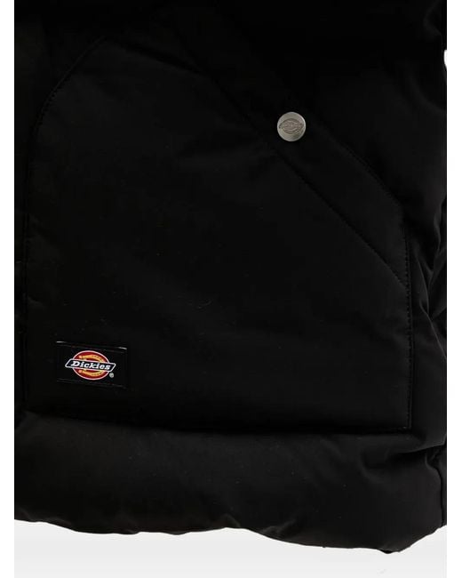 Dickies Black Hooded Puffer Jacket