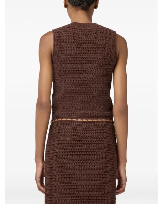 Tod's Gehaakte Top in het Brown