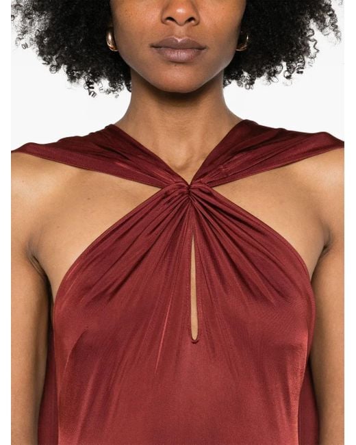 The New Arrivals Ilkyaz Ozel Maia マキシドレス Red