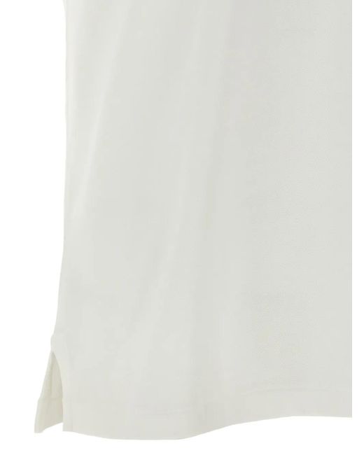 Polo Ralph Lauren White Polo Pony-Embroidered Polo Shirt for men