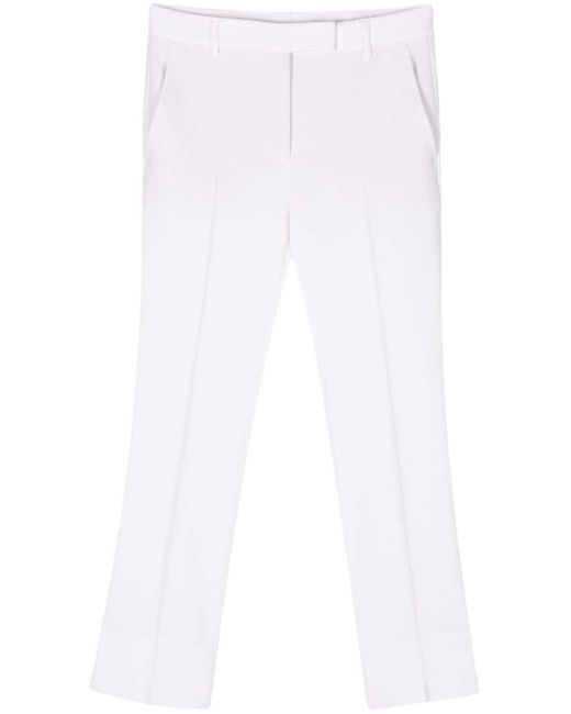 Incotex White Slim-fit Tailored Trousers