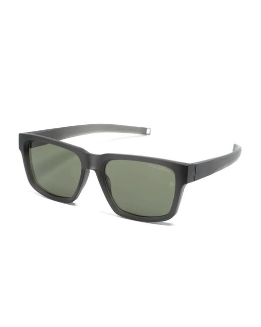 Dita Eyewear Green Rectangle-Shape Sunglasses