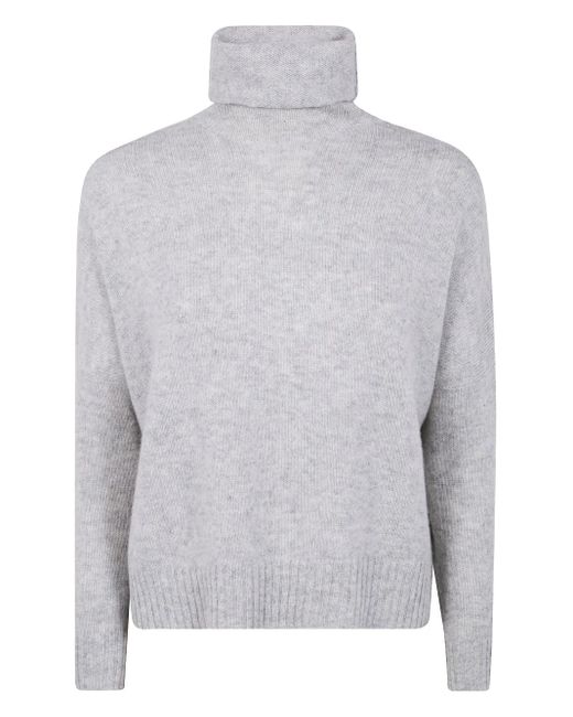 Jersey con cuello alto Kujten de color Gray