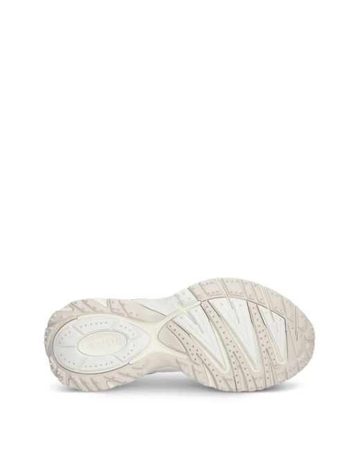 Lacoste White Logo-Detail Sneakers