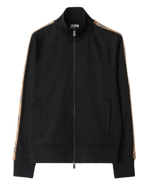 Burberry Black Jacket With Logo for men
