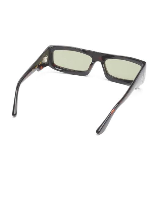 Port Tanger Gray Rectangle Tortoiseshell Sunglasses