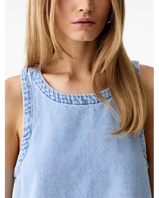 ViCOLO Blue Sleeveless Blouse