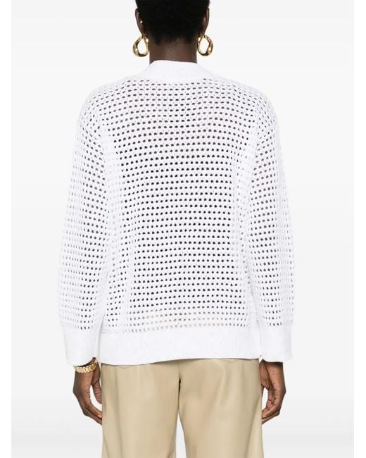 Brunello Cucinelli スパンコール セーター White