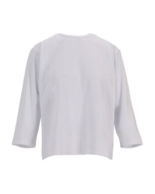LA ROSE White Cotton T-Shirt