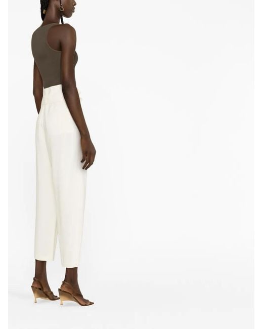 IRO Cropped Broek in het White