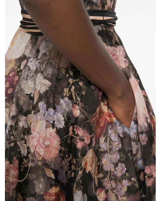 Zimmermann White Valiant Corset Midi Dress