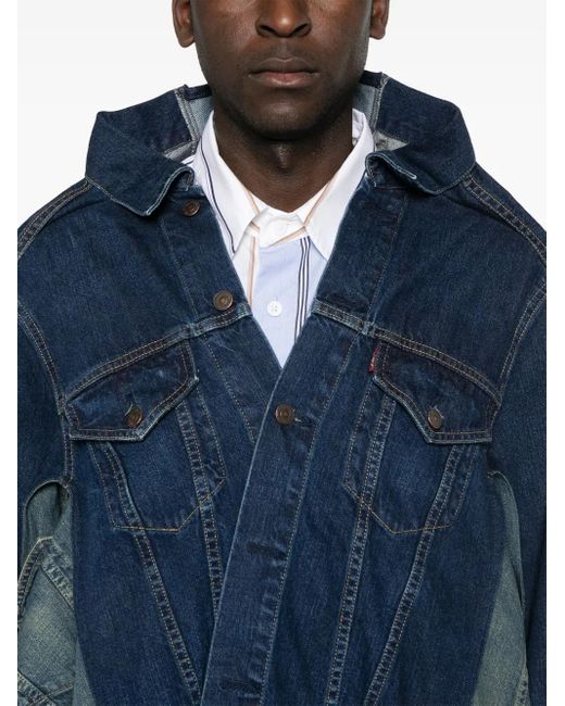メンズ Junya Watanabe X Levi's ワイドネック ジャケット Blue
