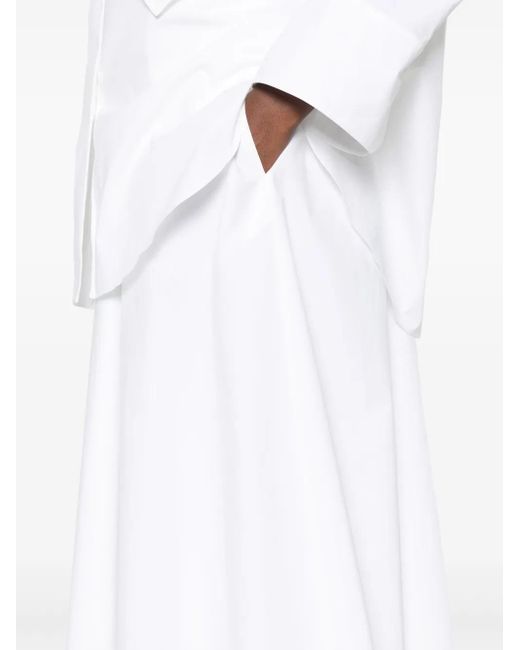 Dorothee Schumacher ポプリン スカート White
